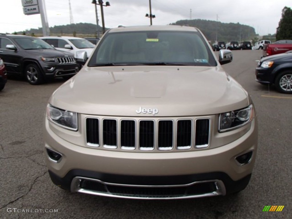 2014 Grand Cherokee Limited 4x4 - Cashmere Pearl / New Zealand Black/Light Frost photo #3