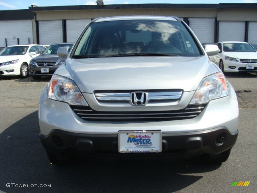 2009 CR-V EX-L 4WD - Alabaster Silver Metallic / Gray photo #2