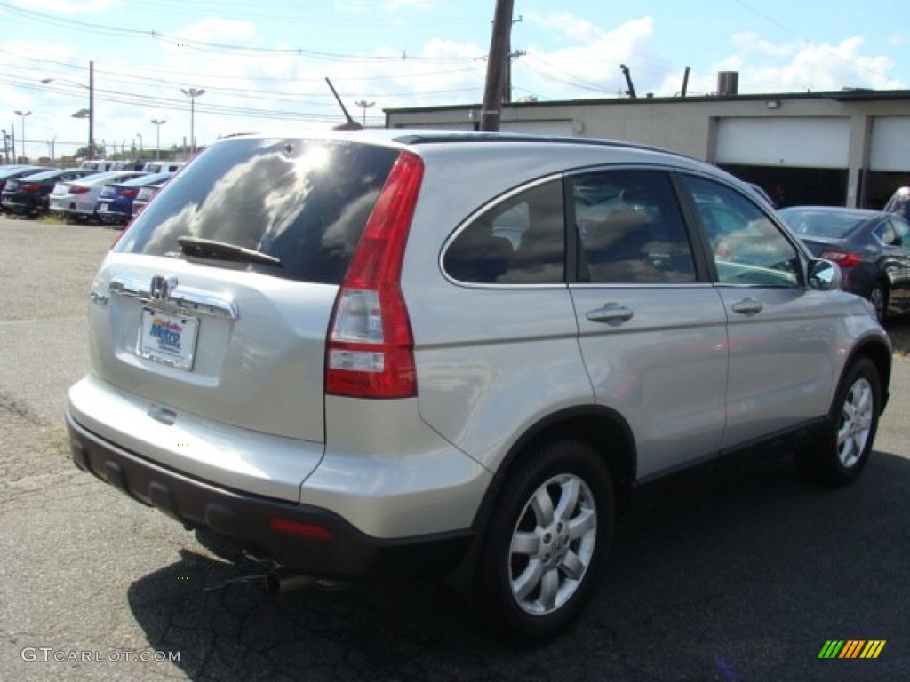 2009 CR-V EX-L 4WD - Alabaster Silver Metallic / Gray photo #4
