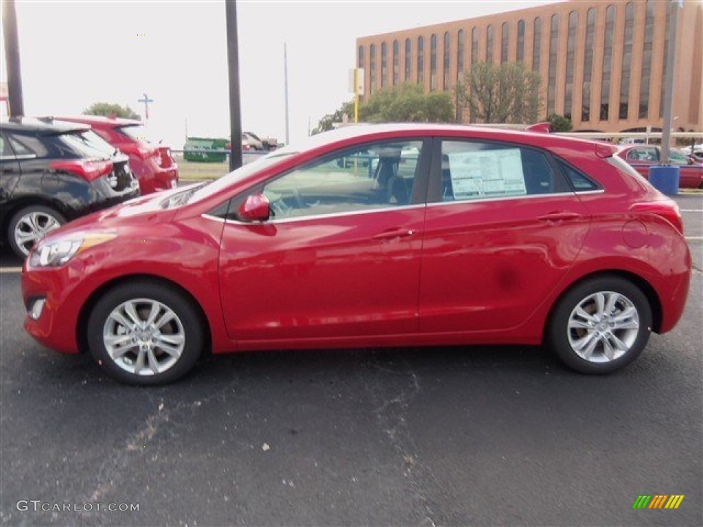 2013 Elantra GT - Red / Black photo #3