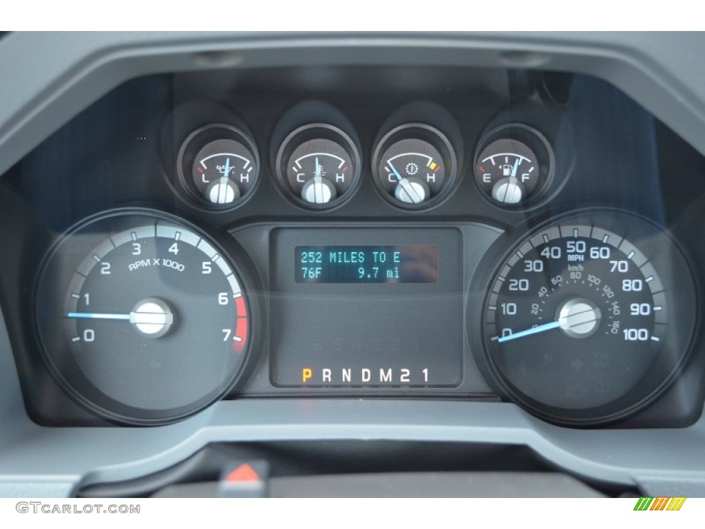 2014 Ford F250 Super Duty XL Crew Cab 4x4 Gauges Photo #85702531