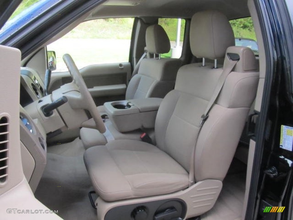 2006 F150 XLT SuperCab 4x4 - Black / Tan photo #13