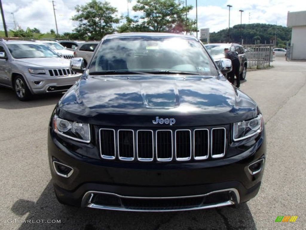 2014 Grand Cherokee Limited 4x4 - Black Forest Green Pearl / New Zealand Black/Light Frost photo #3