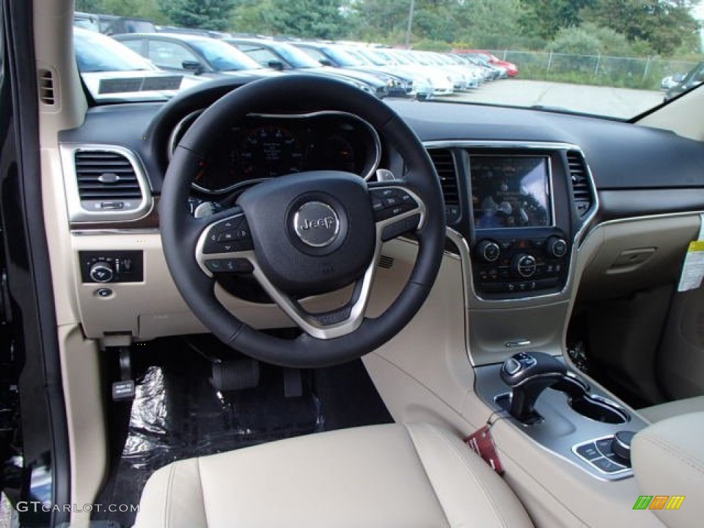 2014 Grand Cherokee Limited 4x4 - Black Forest Green Pearl / New Zealand Black/Light Frost photo #12