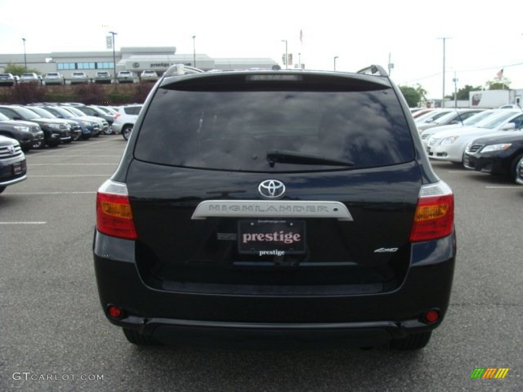 2010 Highlander SE 4WD - Black / Black photo #5