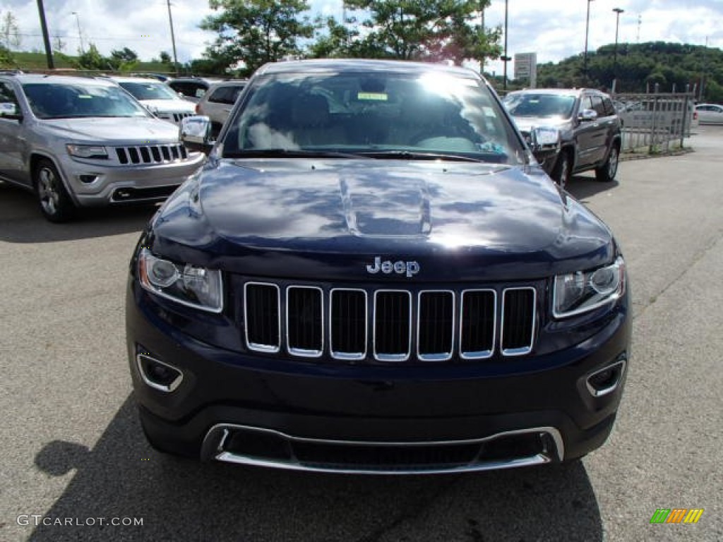 2014 Grand Cherokee Limited 4x4 - True Blue Pearl / Morocco Black photo #3