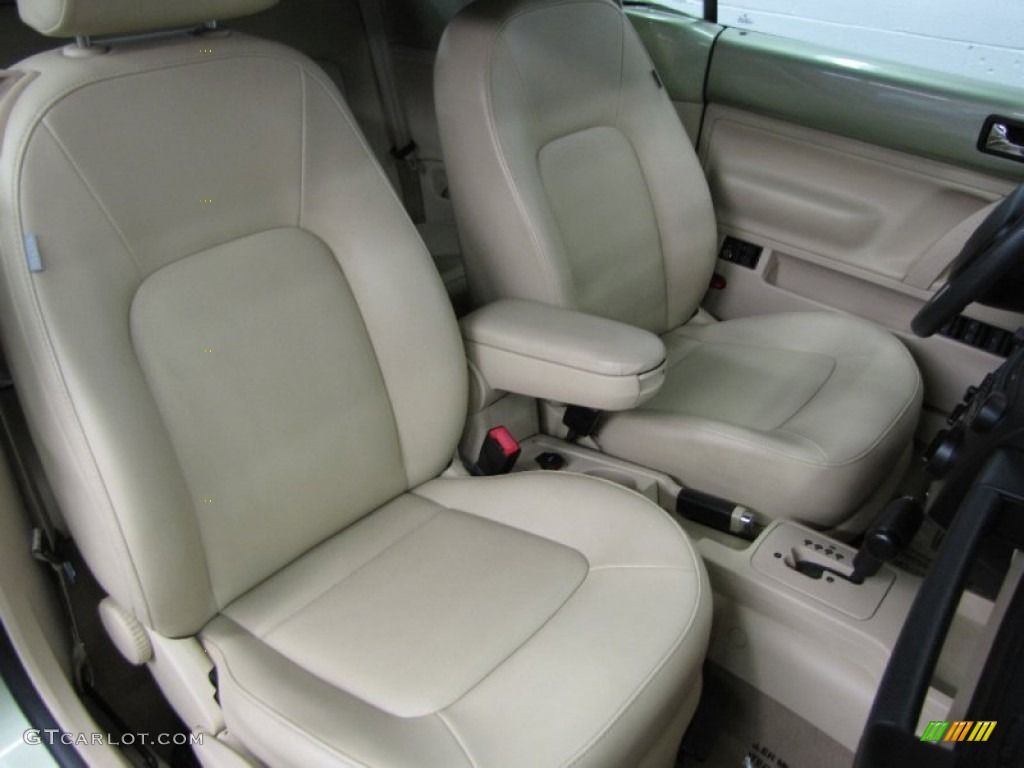 2008 New Beetle S Convertible - Gecko Green / Cream Beige photo #12