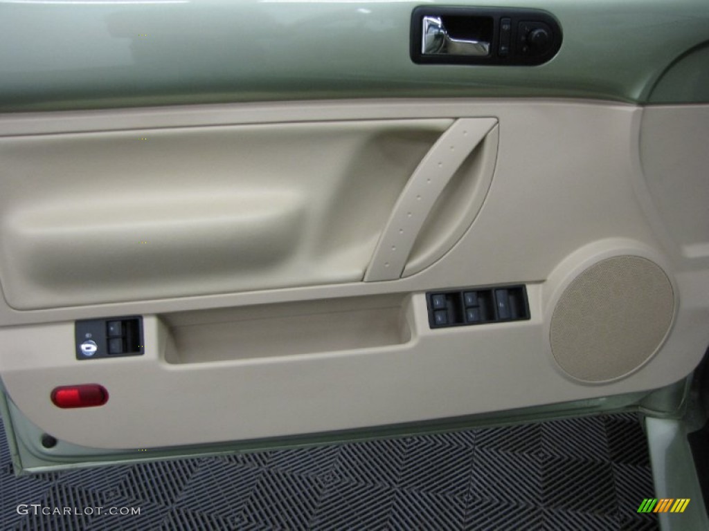 2008 New Beetle S Convertible - Gecko Green / Cream Beige photo #13