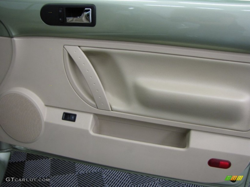 2008 New Beetle S Convertible - Gecko Green / Cream Beige photo #14