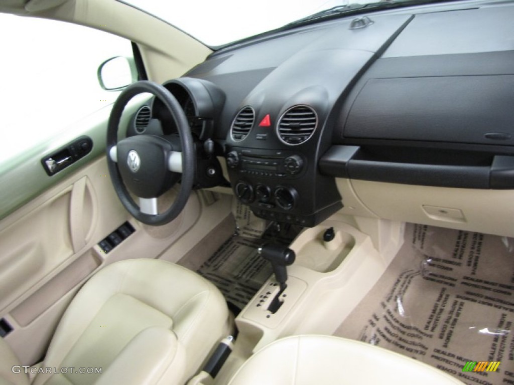 2008 New Beetle S Convertible - Gecko Green / Cream Beige photo #20