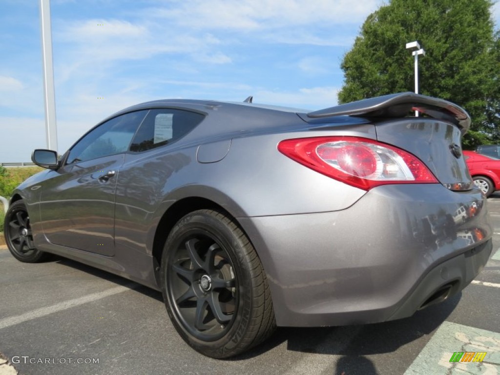 2010 Genesis Coupe 2.0T - Nordschleife Gray / Black photo #2