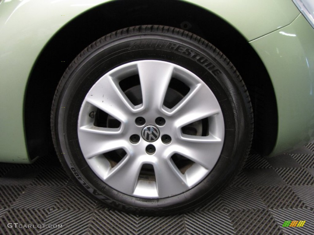 2008 New Beetle S Convertible - Gecko Green / Cream Beige photo #23