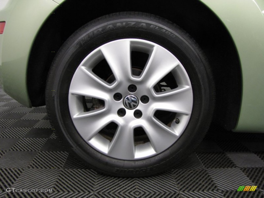 2008 New Beetle S Convertible - Gecko Green / Cream Beige photo #24