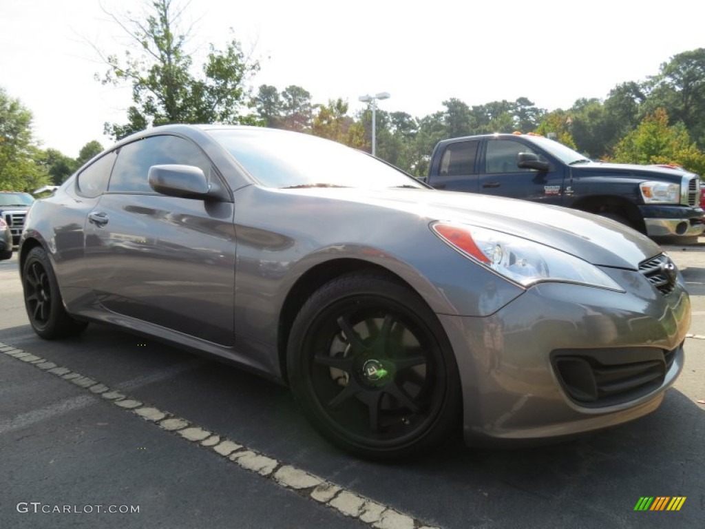 2010 Genesis Coupe 2.0T - Nordschleife Gray / Black photo #4