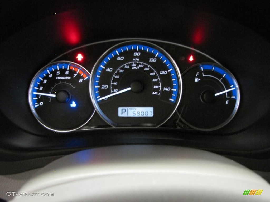 2010 Forester 2.5 X Premium - Spark Silver Metallic / Platinum photo #20