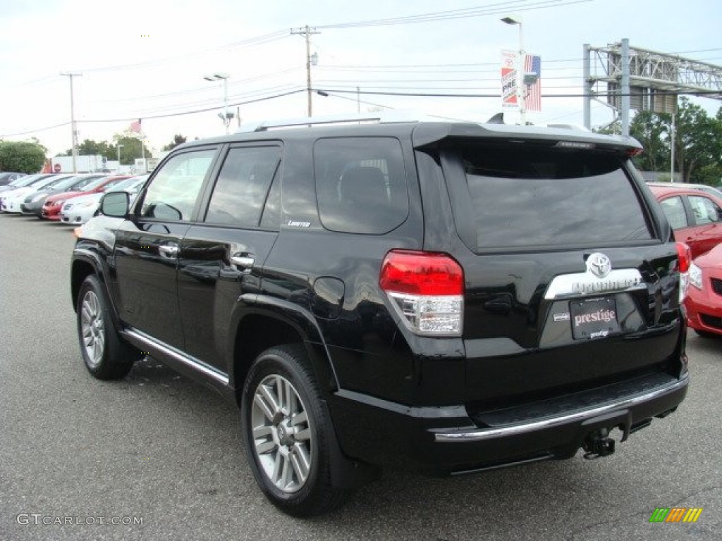 2013 4Runner Limited 4x4 - Black / Black Leather photo #4