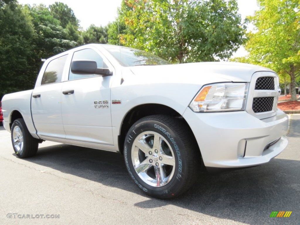 Bright Silver Metallic 2014 Ram 1500 Express Crew Cab Exterior Photo #85705789