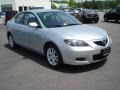 2007 Sunlight Silver Metallic Mazda MAZDA3 i Sport Sedan  photo #7