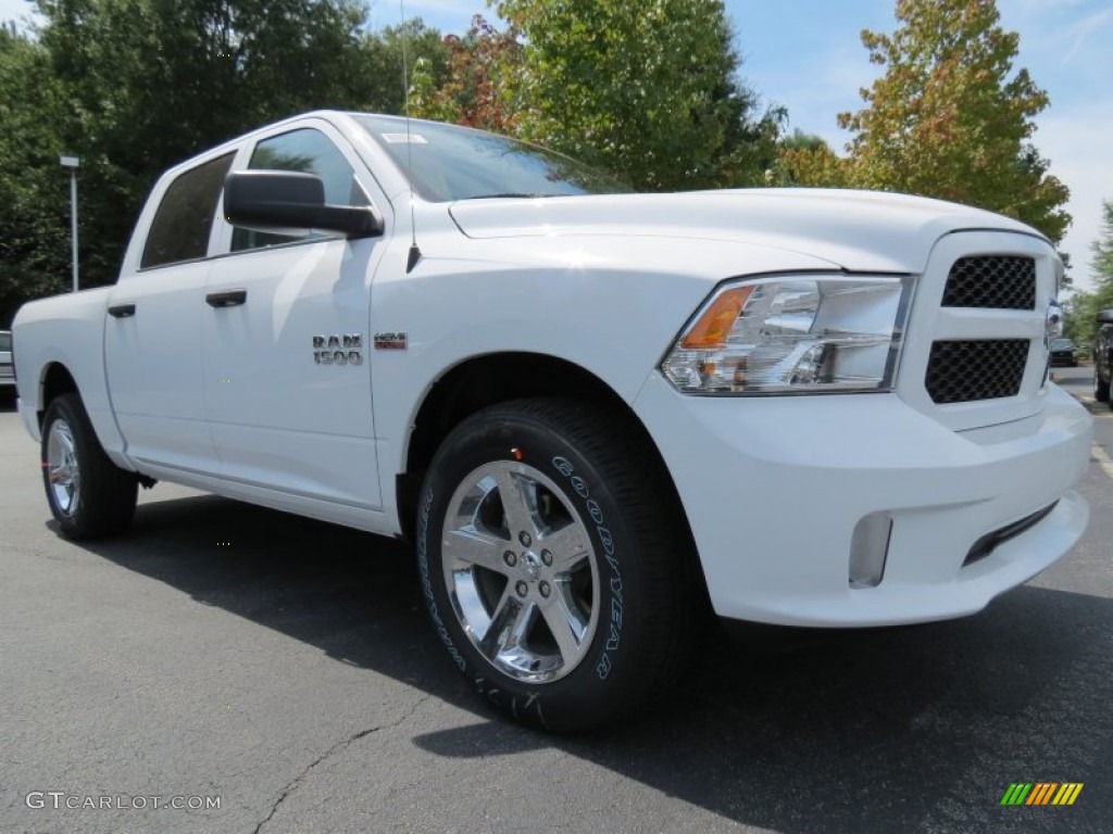 Bright White 2014 Ram 1500 Express Crew Cab Exterior Photo #85706086
