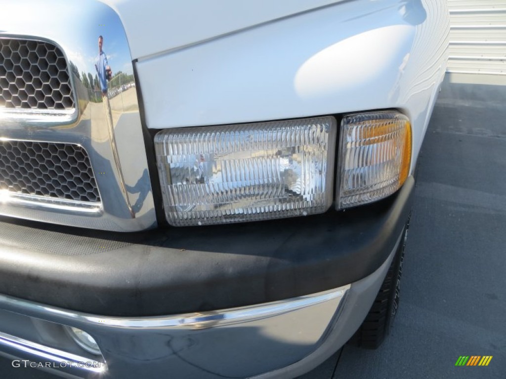 2000 Ram 1500 SLT Extended Cab - Bright White / Mist Gray photo #9