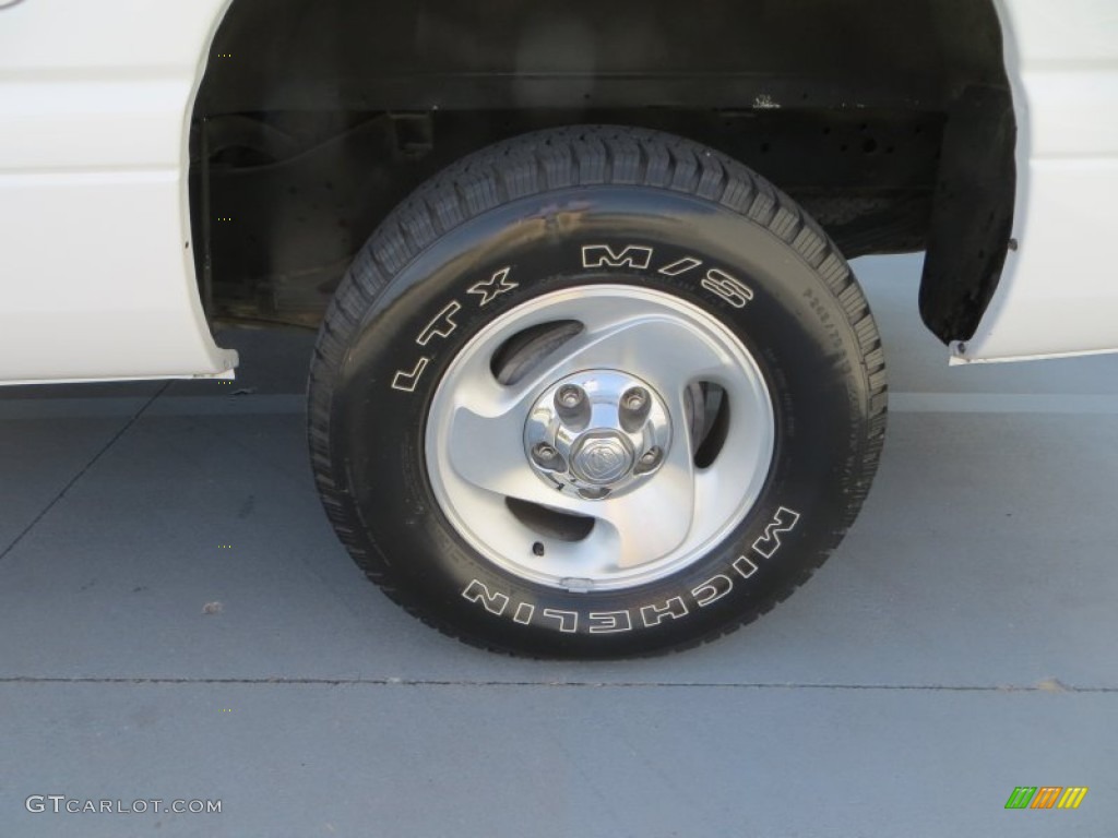 2000 Ram 1500 SLT Extended Cab - Bright White / Mist Gray photo #12