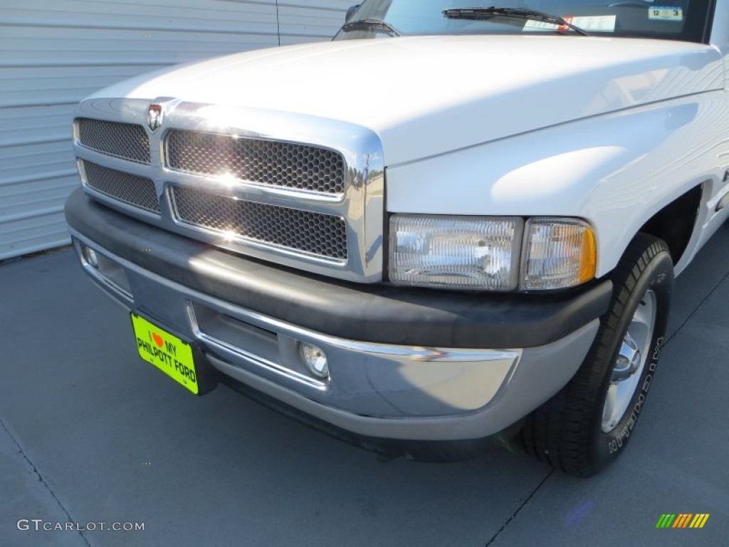 2000 Ram 1500 SLT Extended Cab - Bright White / Mist Gray photo #16