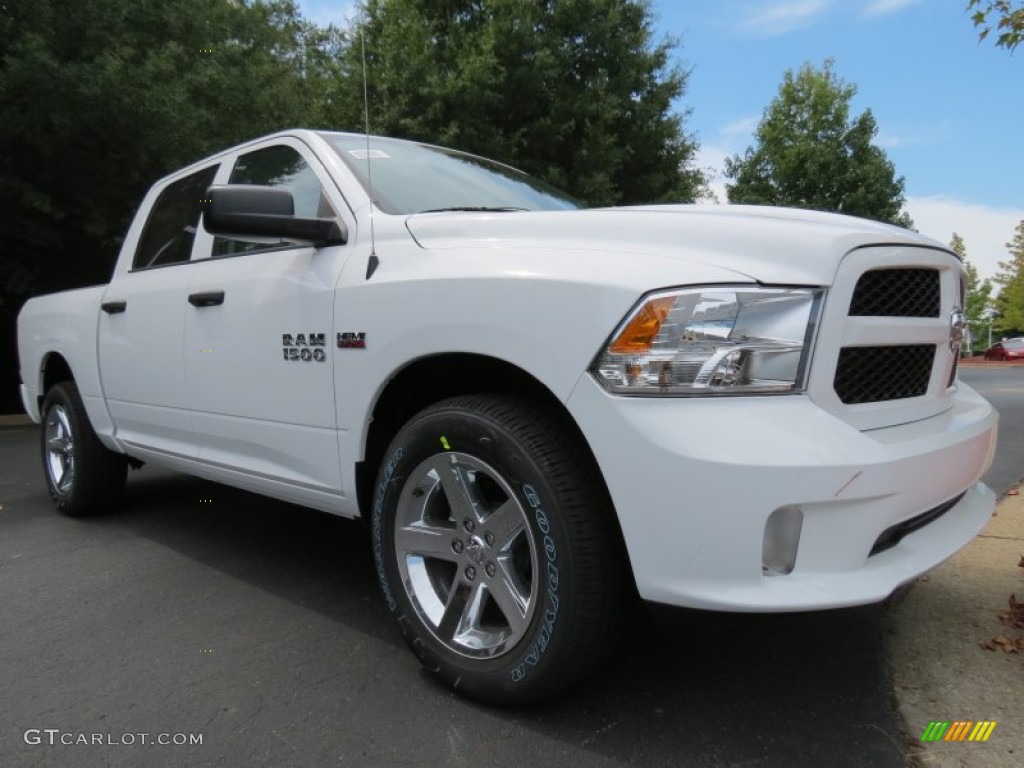Bright White 2014 Ram 1500 Express Crew Cab Exterior Photo #85706671