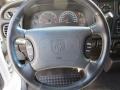 Mist Gray 2000 Dodge Ram 1500 SLT Extended Cab Steering Wheel