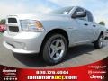 2014 Bright Silver Metallic Ram 1500 Express Quad Cab  photo #1