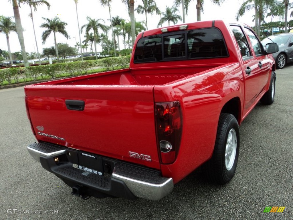 2008 Canyon SLE Crew Cab - Fire Red / Ebony photo #6