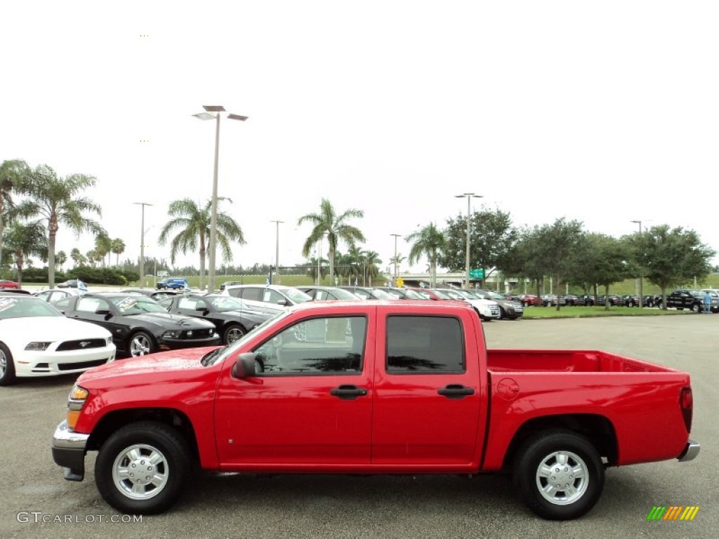 Fire Red 2008 GMC Canyon SLE Crew Cab Exterior Photo #85707946