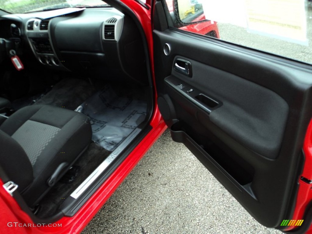2008 Canyon SLE Crew Cab - Fire Red / Ebony photo #20