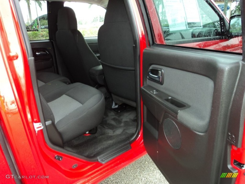 2008 Canyon SLE Crew Cab - Fire Red / Ebony photo #22