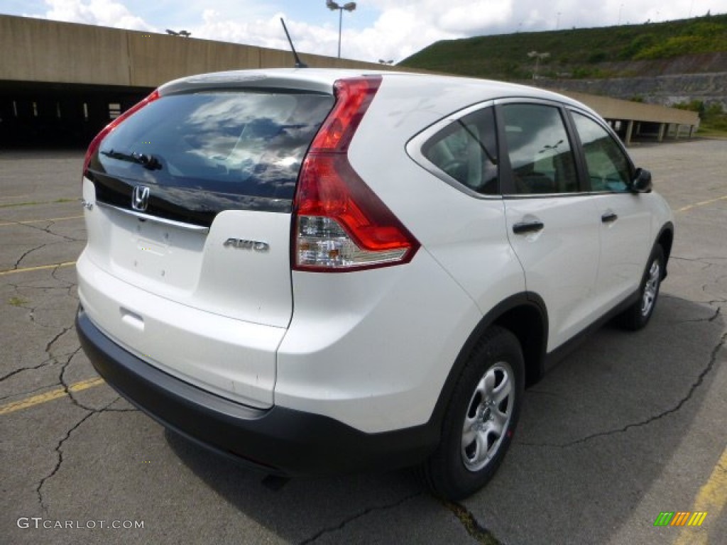 2014 CR-V LX AWD - White Diamond Pearl / Gray photo #3