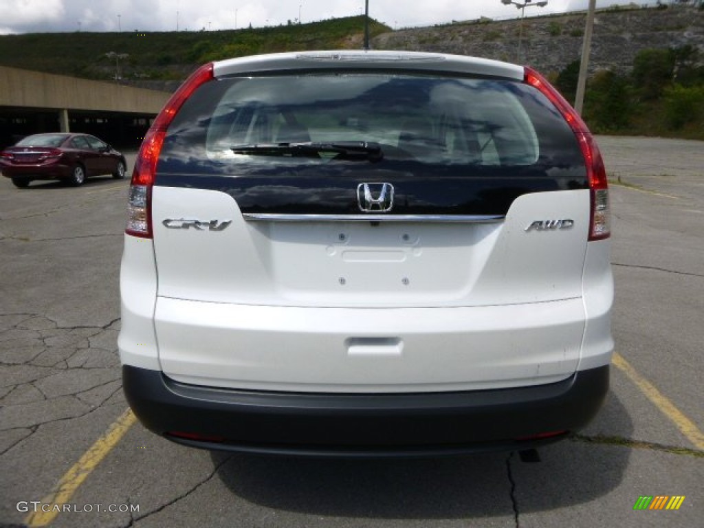 2014 CR-V LX AWD - White Diamond Pearl / Gray photo #4