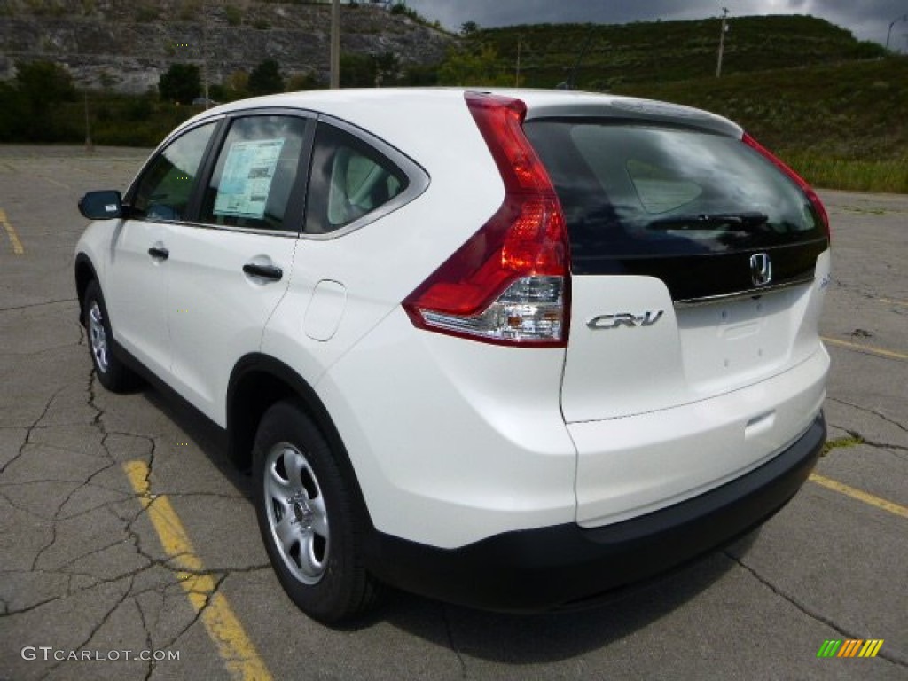 2014 CR-V LX AWD - White Diamond Pearl / Gray photo #5