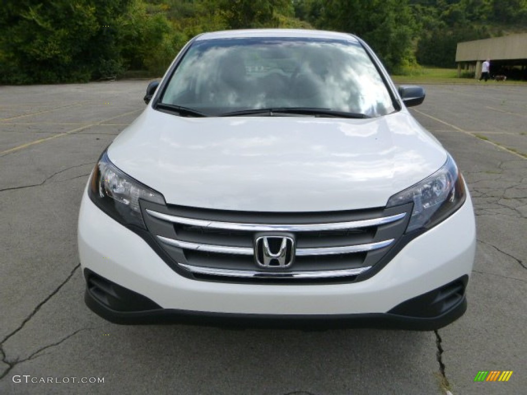 2014 CR-V LX AWD - White Diamond Pearl / Gray photo #8