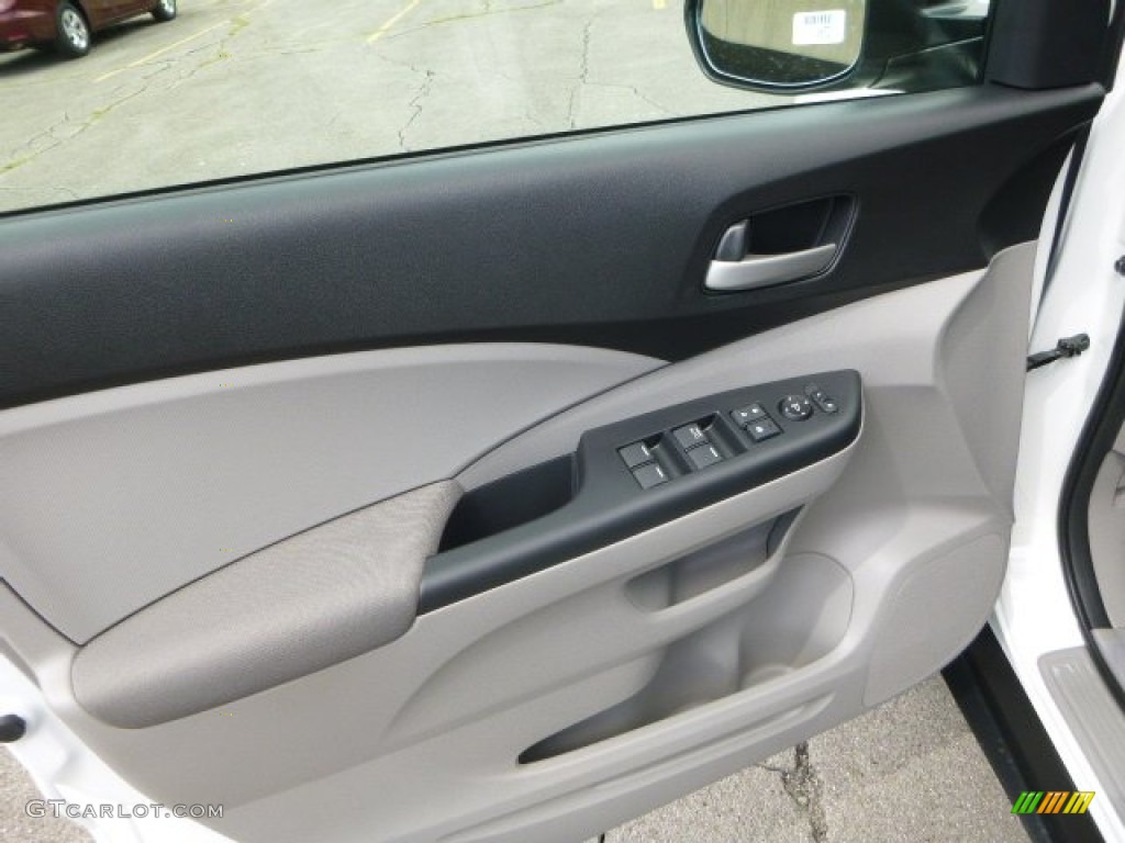 2014 CR-V LX AWD - White Diamond Pearl / Gray photo #14