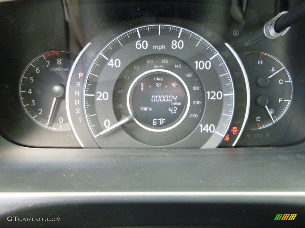 2014 CR-V LX AWD - White Diamond Pearl / Gray photo #19