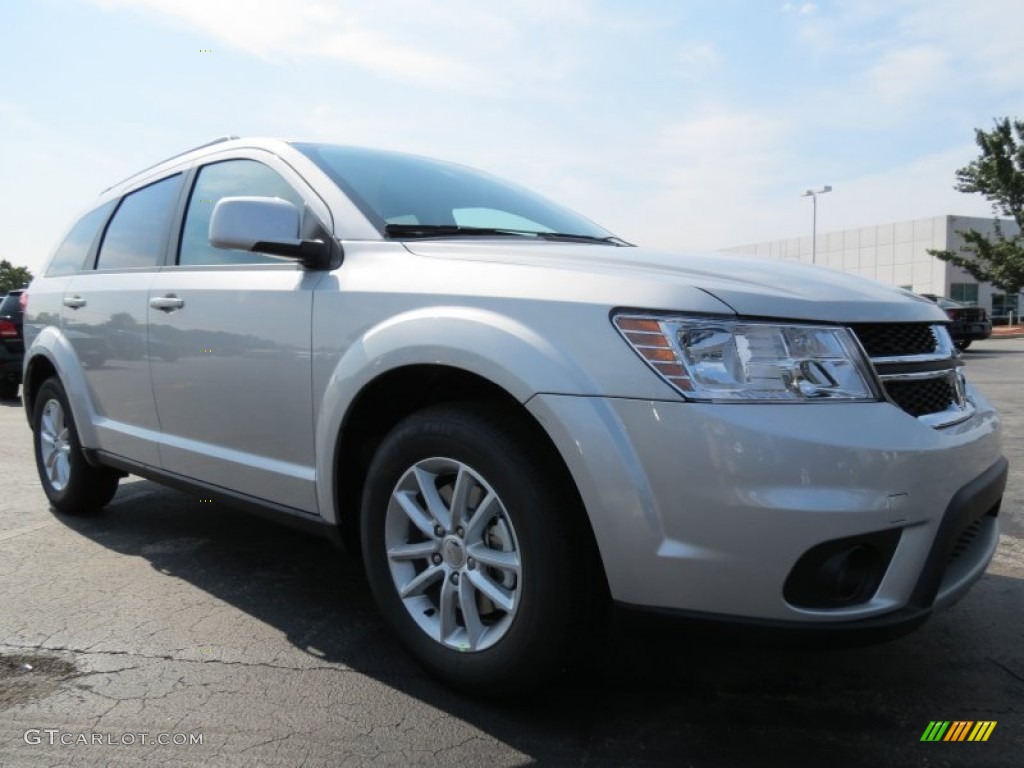 2014 Journey SXT - Bright Silver Metallic / Black photo #4