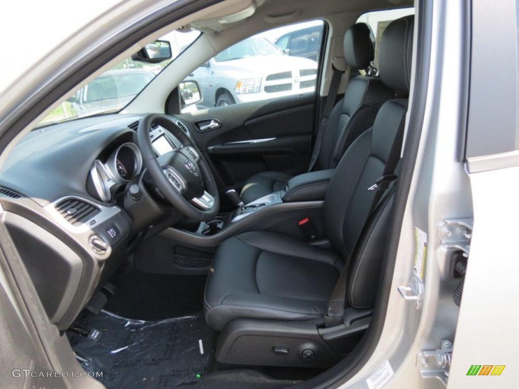 2014 Journey SXT - Bright Silver Metallic / Black photo #6