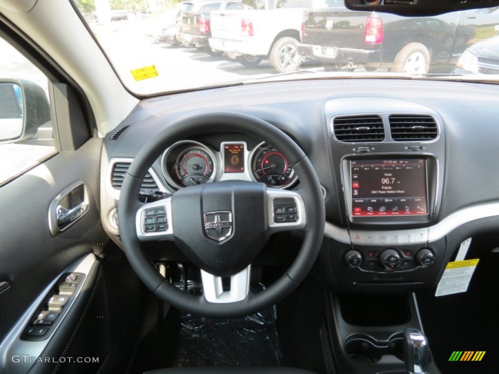 2014 Journey SXT - Bright Silver Metallic / Black photo #8
