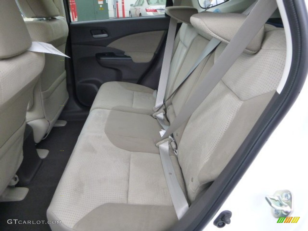 2014 CR-V EX AWD - White Diamond Pearl / Beige photo #11