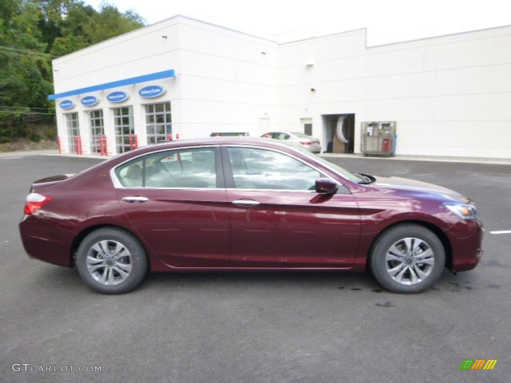 Basque Red Pearl II 2014 Honda Accord LX Sedan Exterior Photo #85711008