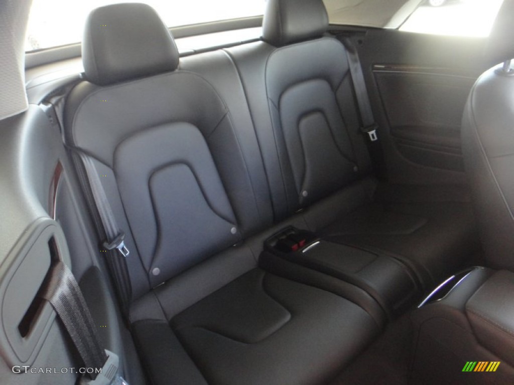 Black Interior 2011 Audi A5 2.0T Convertible Photo #85711660