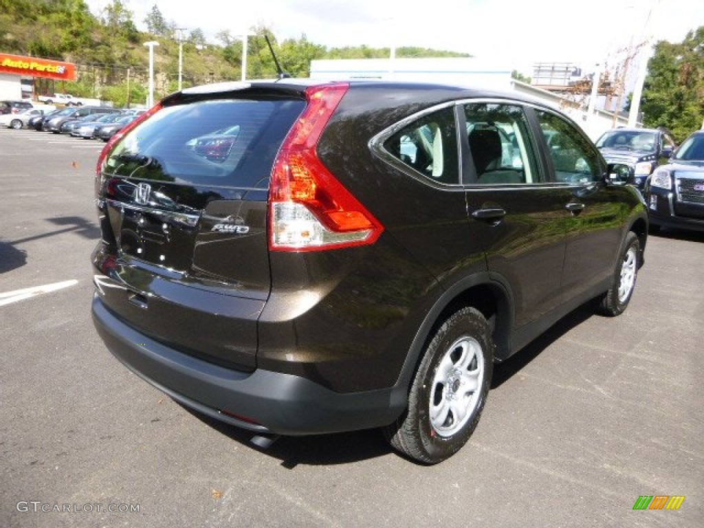 Kona Coffee Metallic 2014 Honda CR-V LX AWD Exterior Photo #85711879