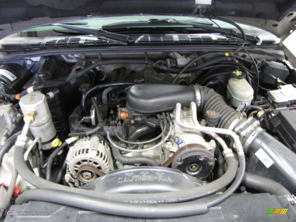 2002 GMC Sonoma SLS Extended Cab 4x4 4.3 Liter OHV 12-Valve V6 Engine Photo #85712746