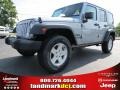 2014 Billet Silver Metallic Jeep Wrangler Unlimited Sport 4x4  photo #1