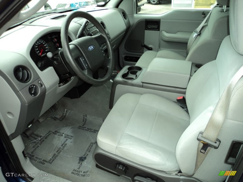 Medium Flint Interior 2007 Ford F150 STX SuperCab Flareside Photo #85713247