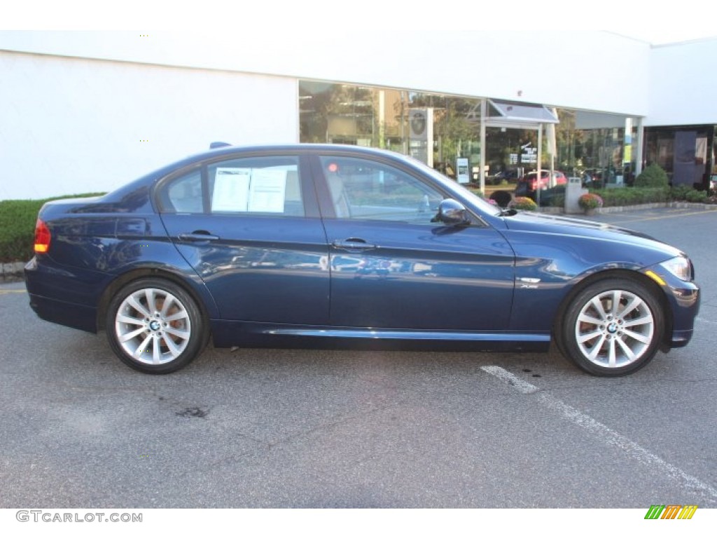 2011 3 Series 328i xDrive Sedan - Deep Sea Blue Metallic / Gray Dakota Leather photo #2